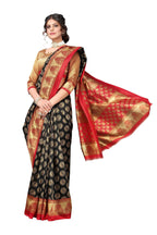 Vamika black Printed Art Silk Saree