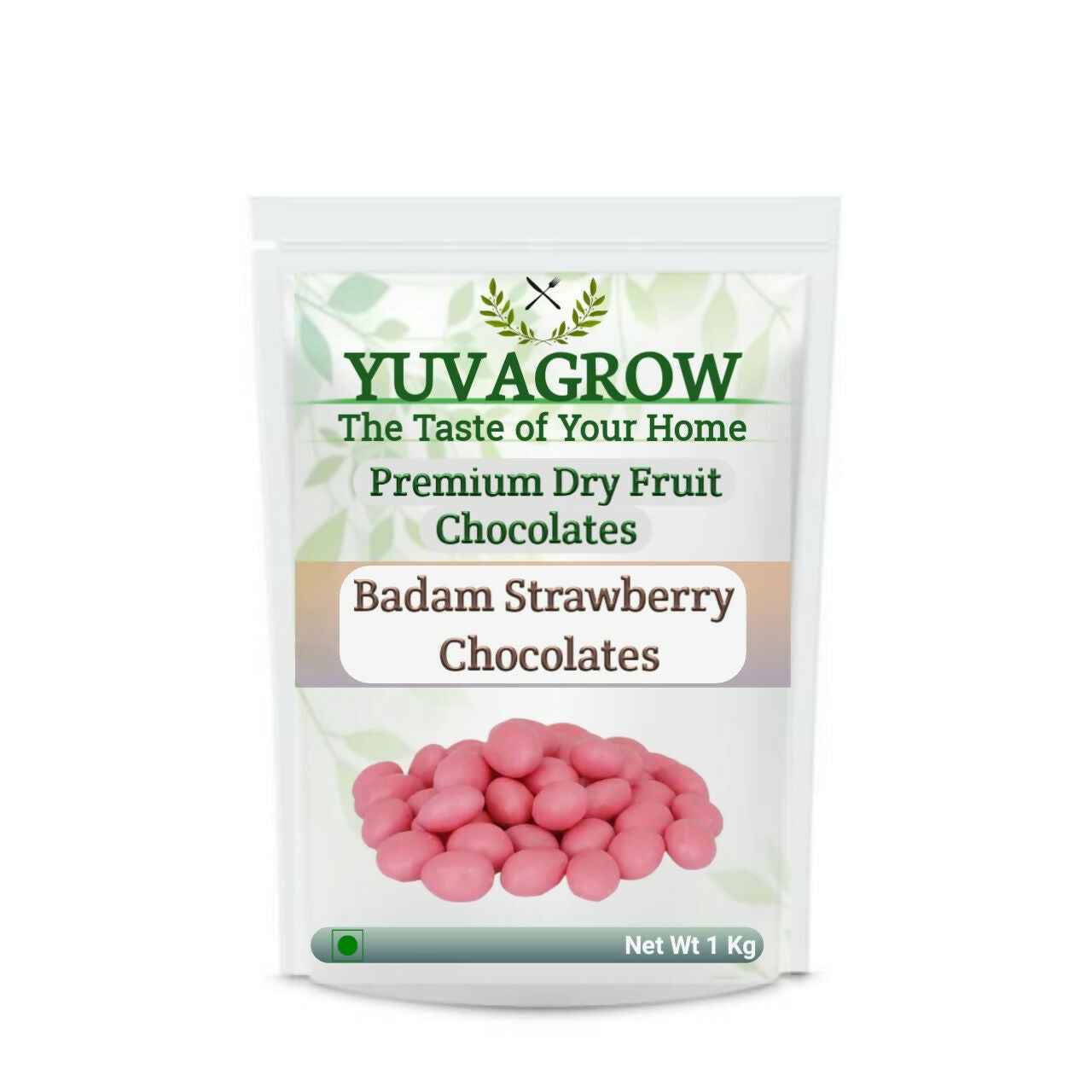 Yuvagrow Badam Strawberry Chocolates - Distacart
