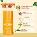 Matra Vitamin C Face Mask Stick Infused With Niacinamide For Anti-Aging, Skin Brightening & Anti-Acne