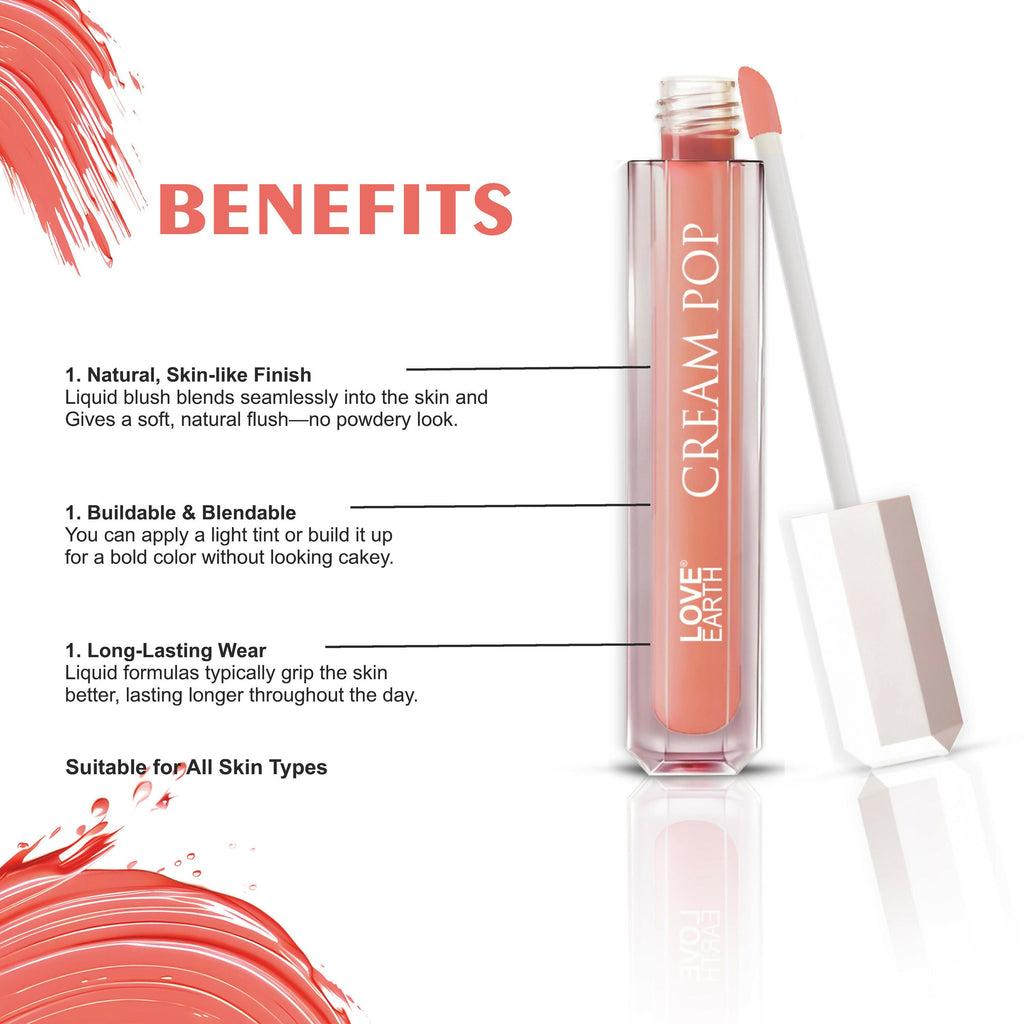 Love Earth Cream Pop Blush - Zinnia