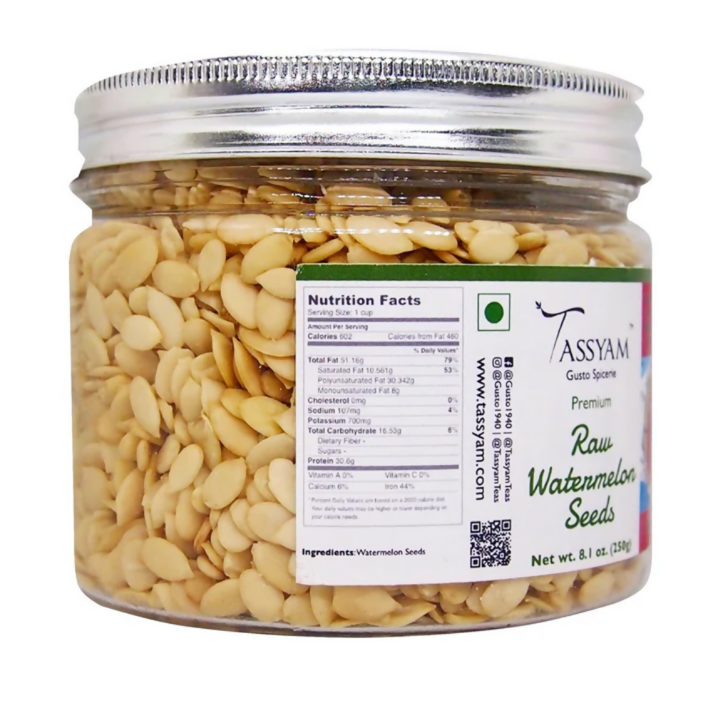 Tassyam Organics Raw Watermelon Seeds - Distacart