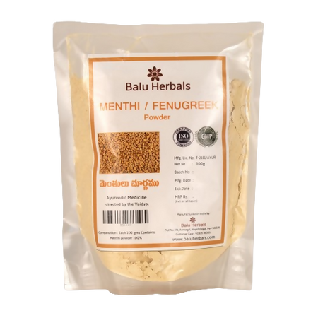 Balu Herbals Fenugreek (Menthula) Powder
