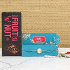 Black Panther Rakhi & Amul Dark Fruit N Nut Chocolate