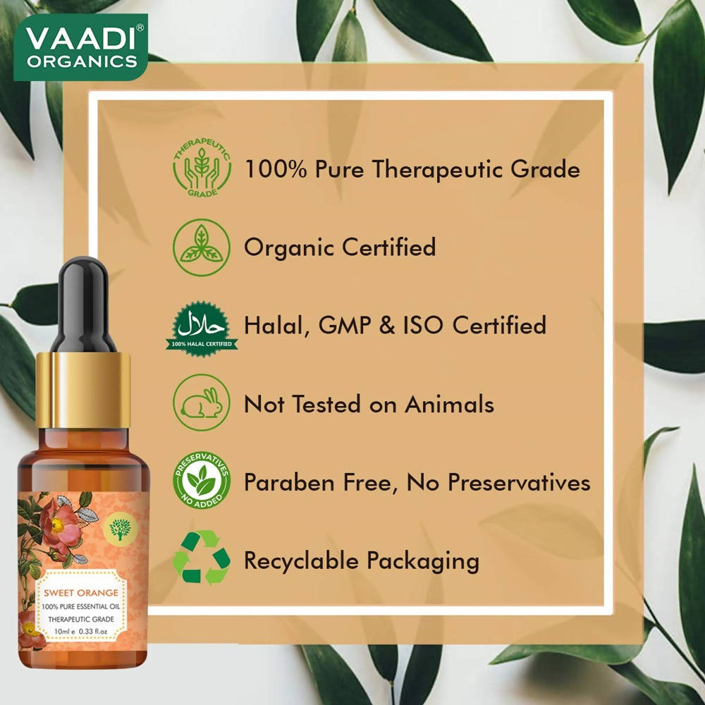 Vaadi Herbals Sweet Orange Oil Therapeutic Grade