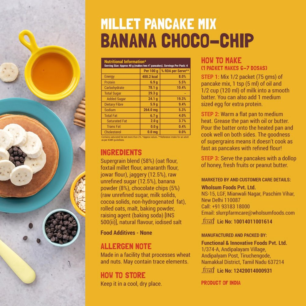 Slurrp Farm Healthy Pancake Lovers Combo - Distacart