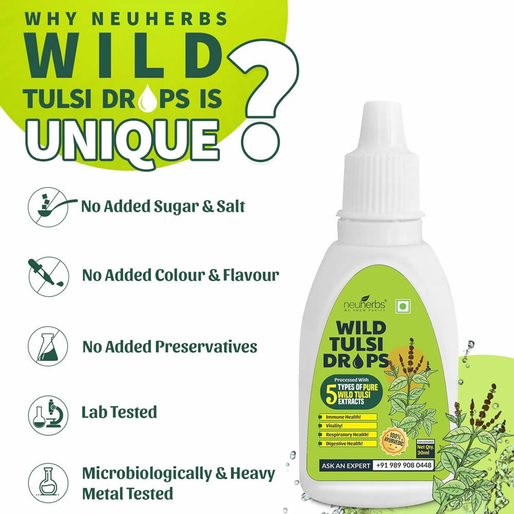 Neuherbs Wild Tulsi Drops