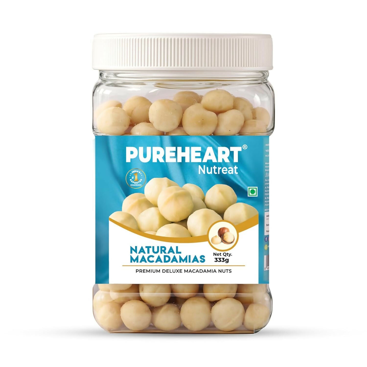 Pureheart Nutreat Natural Macadamia - Distacart