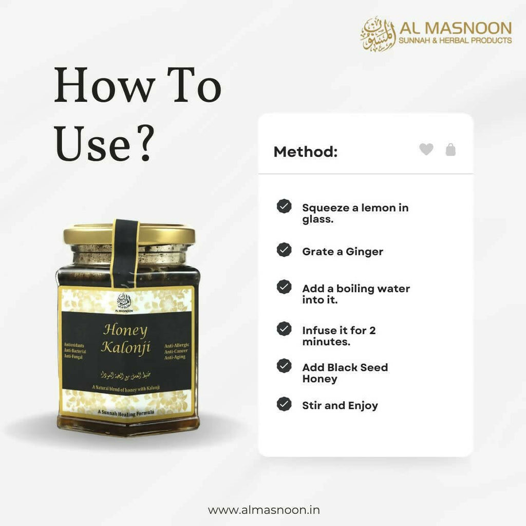 Al Masnoon Honey Kalonji - Distacart