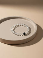 NVR Unisex White Crystal Evil Eye Bracelet - Distacart
