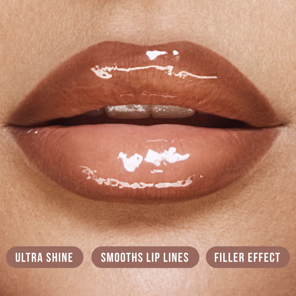 Huda Beauty Faux Filler Extra Shine Lip Gloss - Bombshell