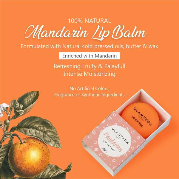 Glamveda Mandarin Lip Balm