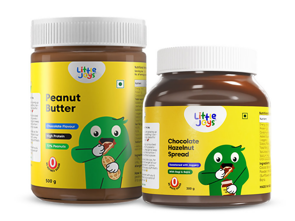 Little Joys Peanut Butter + Chocolate Hazelnut Spread Combo - Distacart