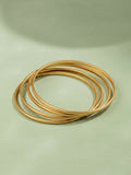 NVR Women Set of 4 Gold Plated Handcrafted Bangle - Distacart