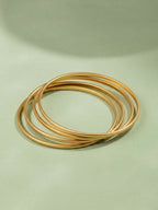 NVR Women Set of 4 Gold Plated Handcrafted Bangle - Distacart
