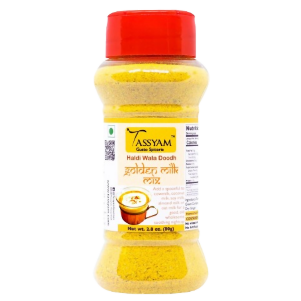 Tassyam Organics Golden Milk Turmeric Latte (unsweetened) - Distacart