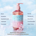 Natural Vibes Glow & Moisturising Bath and Body Regime with Shower Gel Body Wash & Lotion