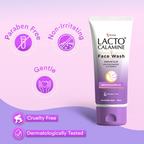 Lacto Calamine Face Wash with Kaolin Clay, Niacinamide & Vitamin E for All Skin Types