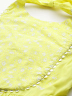 Ahalyaa Women's Traditional wear Dress - Yellow - Distacart