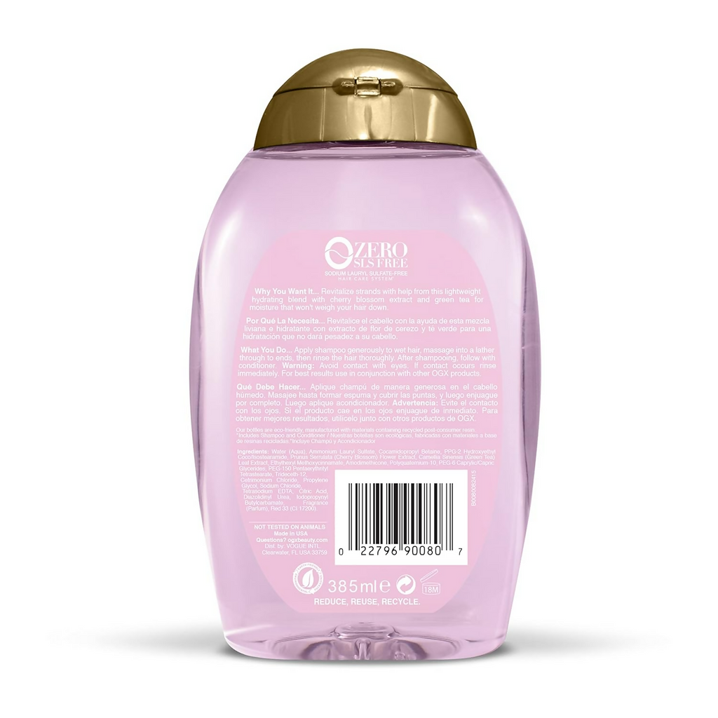 OGX Heavenly Hydration Cherry Blossom Shampoo