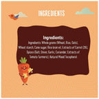 Timios Melts Carrot And Cumin Finger Food For Babies Ingredients