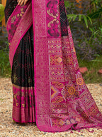 Shree Shyam Fashion Blue Soft Silk Saree - Distacart