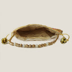 JS Fashion Embroidered Handcrafted Wedding Potli Bag with Beads