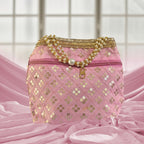 JS Fashion Wedding Potli Bag for Women with Drawstring Closure