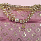 JS Fashion Wedding Potli Bag for Women with Drawstring Closure