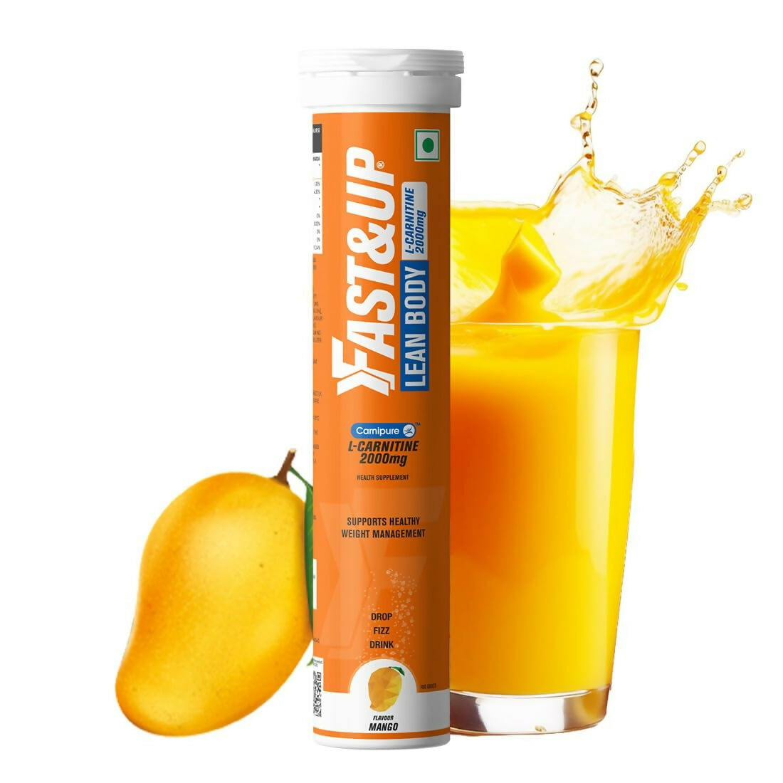 Fast&Up L-Carnitine 2000mg Effervescent Tablets