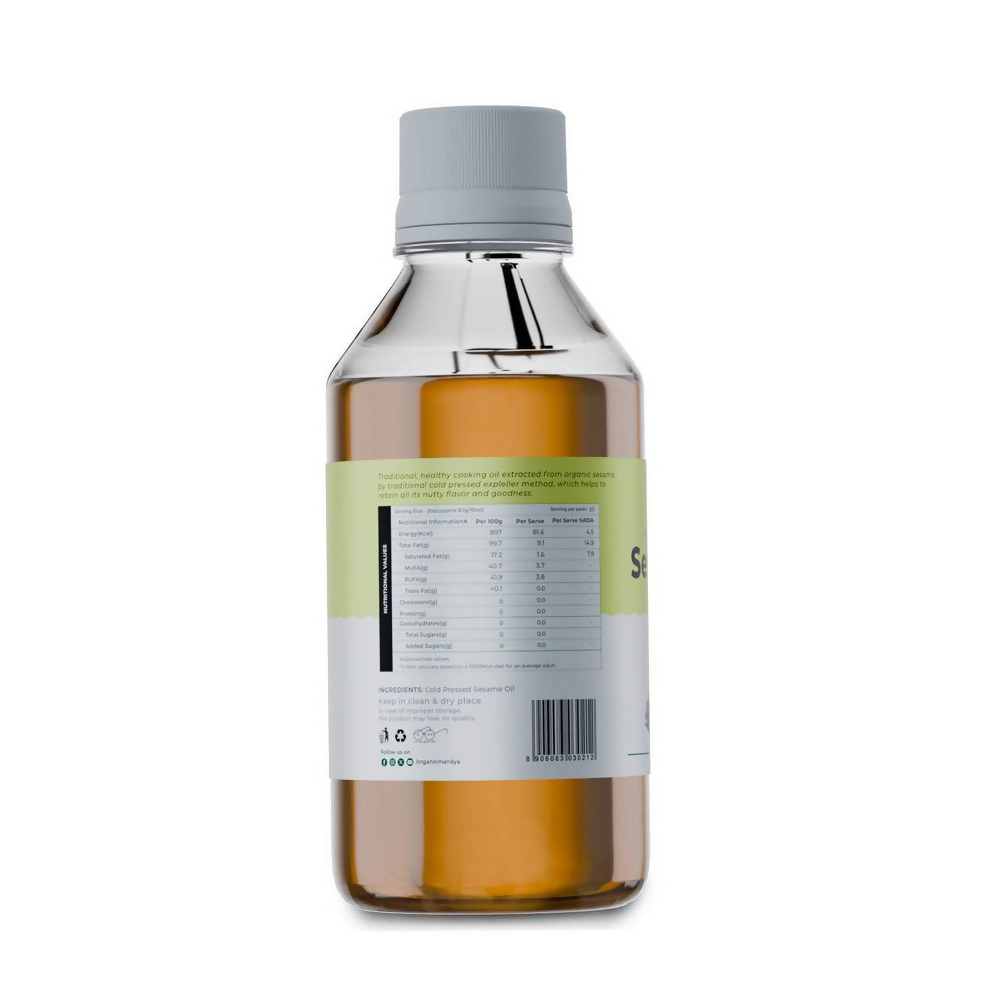 Organic Mandya Sesame Oil - Distacart