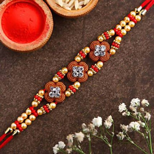 Rakhi and Kaju Katli Box Combo
