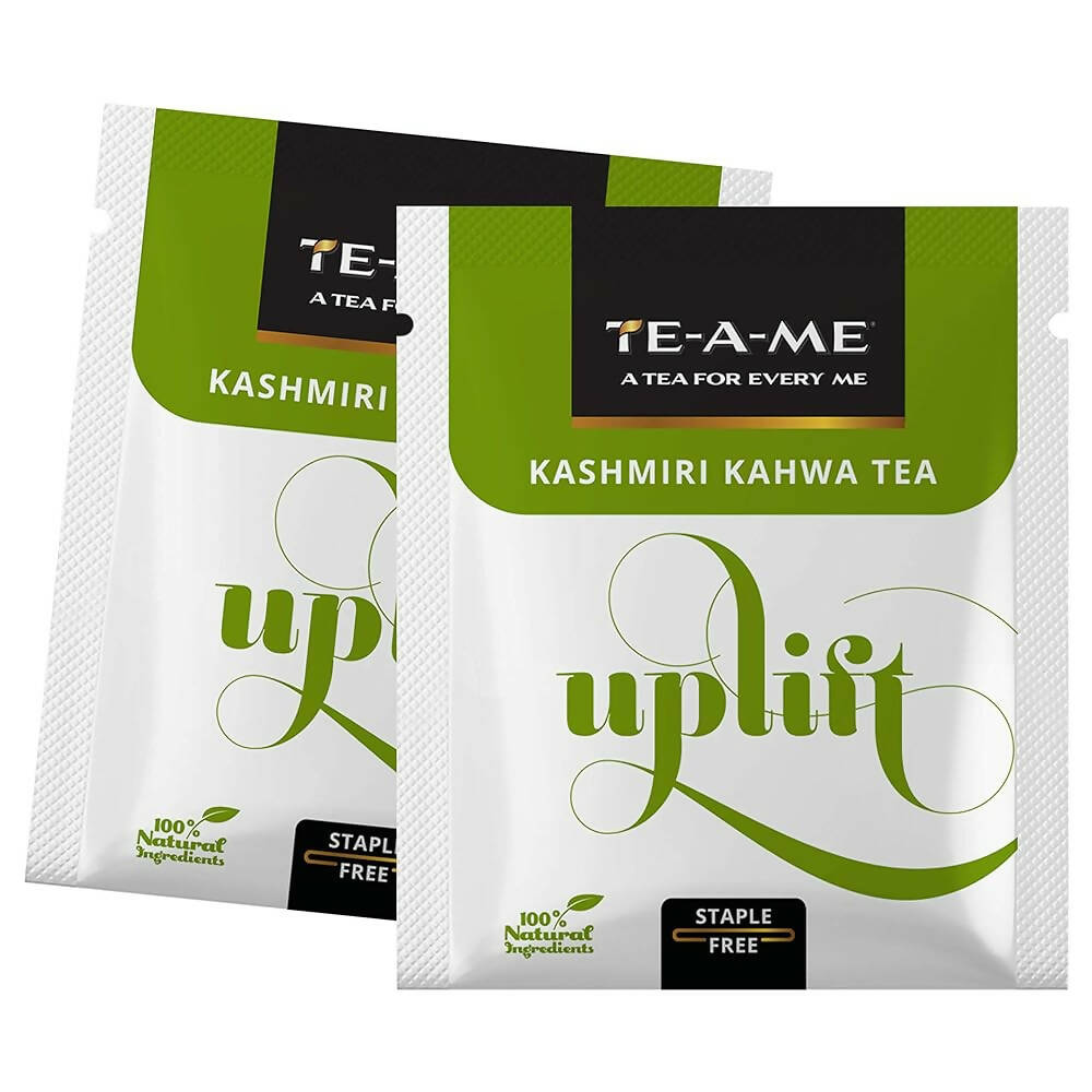 TE-A-ME Uplift Kashmiri Kahwa Natural Green Tea Bags - Distacart