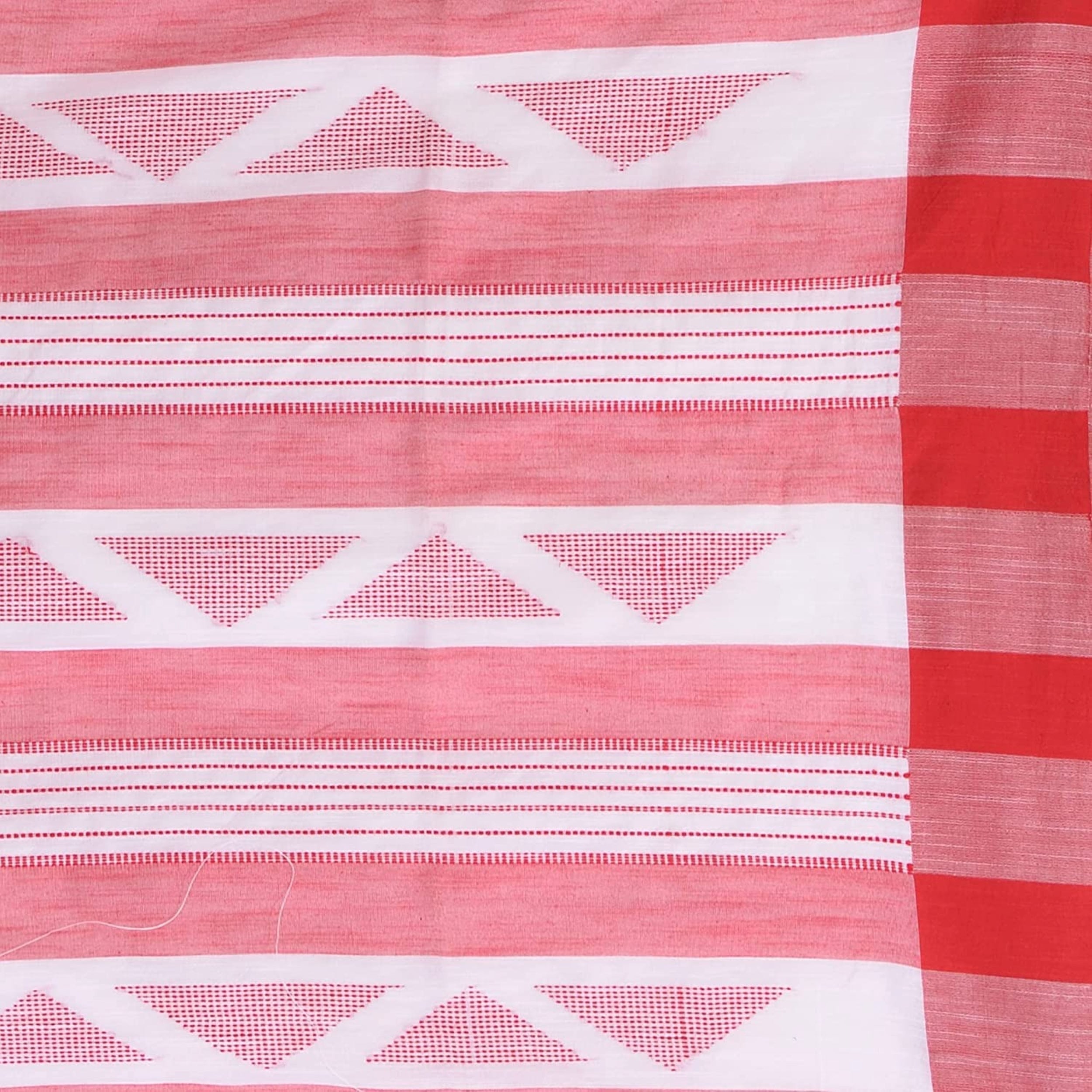 Piyari Fashion Handloom White Cotton Saree - Distacart