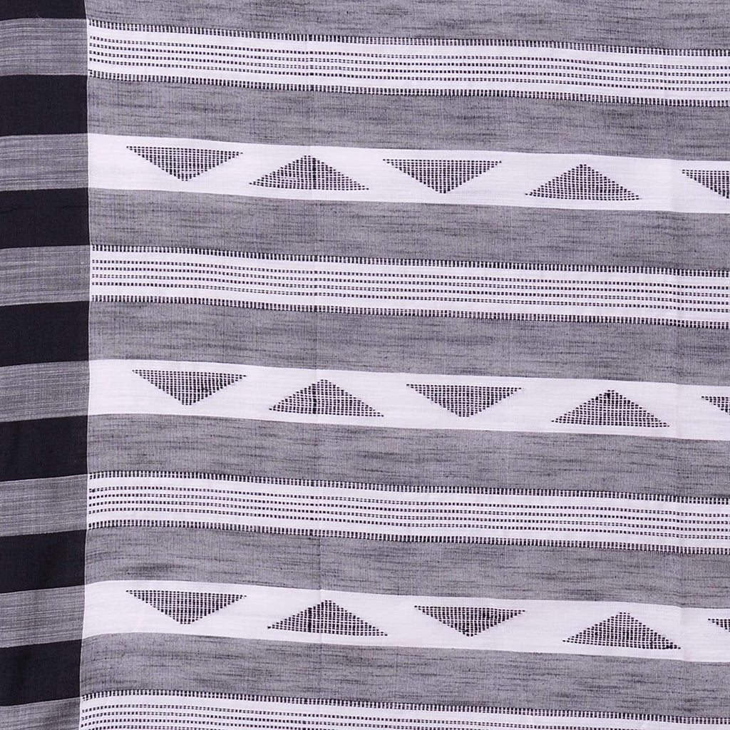 Piyari Fashion Handloom White Cotton Saree - Distacart
