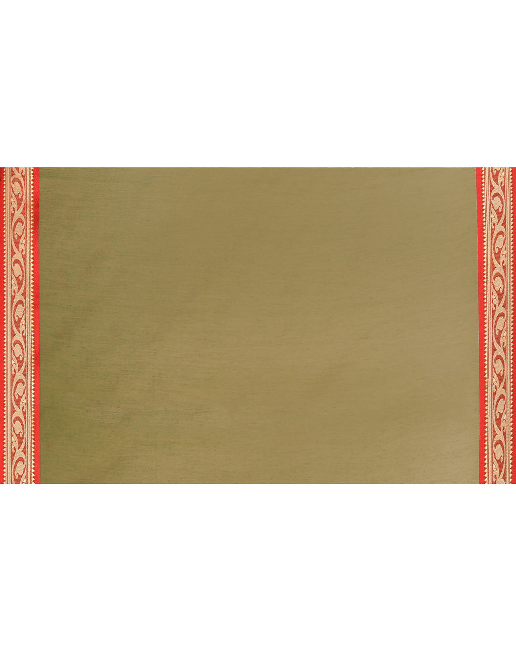 Piyari Fashion Women`s Cotton Silk Moss Green Handloom Saree With Blouse - Distacart