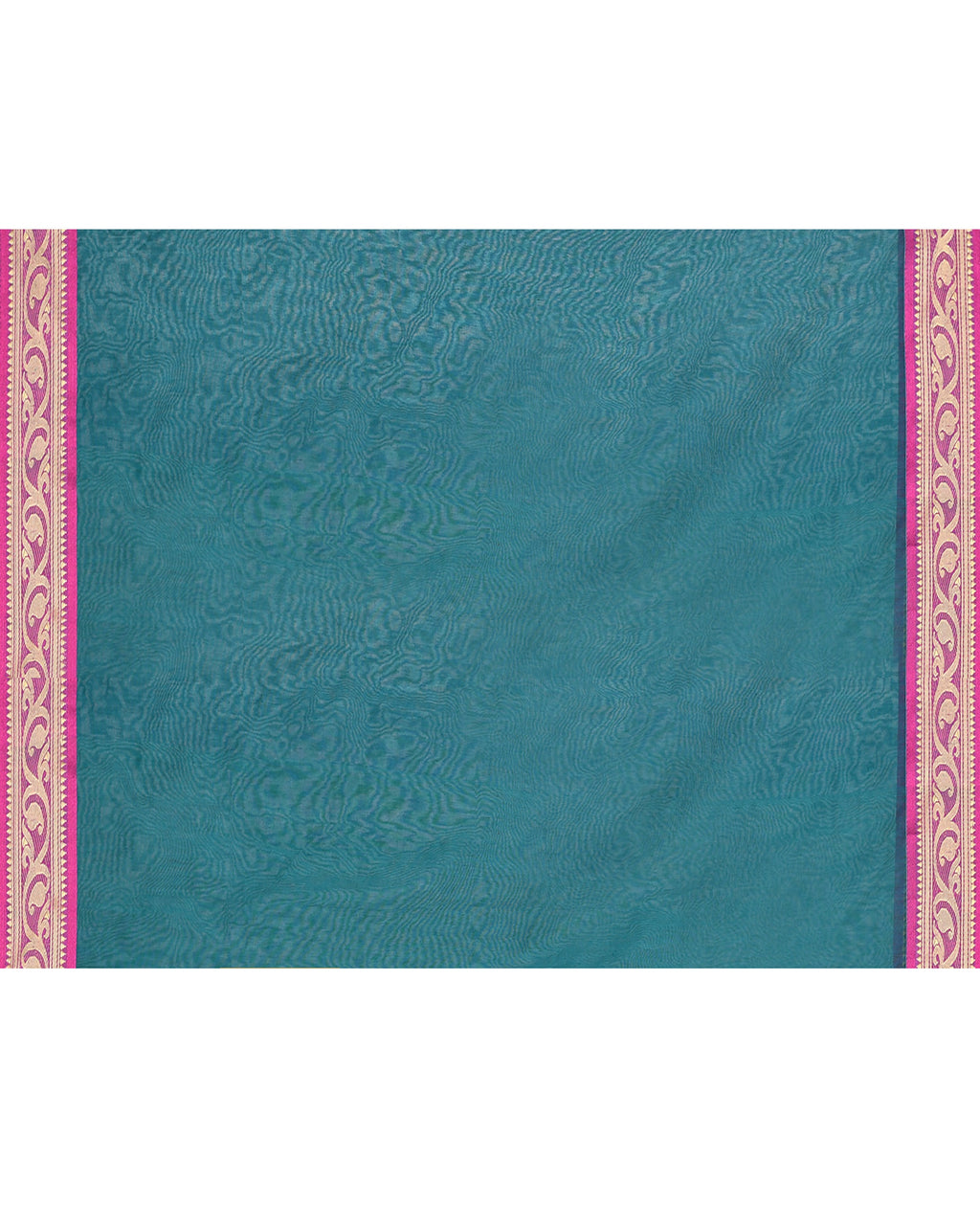Piyari Fashion Women`s Cotton Silk Teal Handloom Saree With Blouse - Distacart