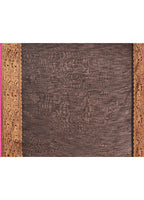 Piyari Fashion Women`s Cotton Blend Black Handloom Saree With Blouse - Distacart