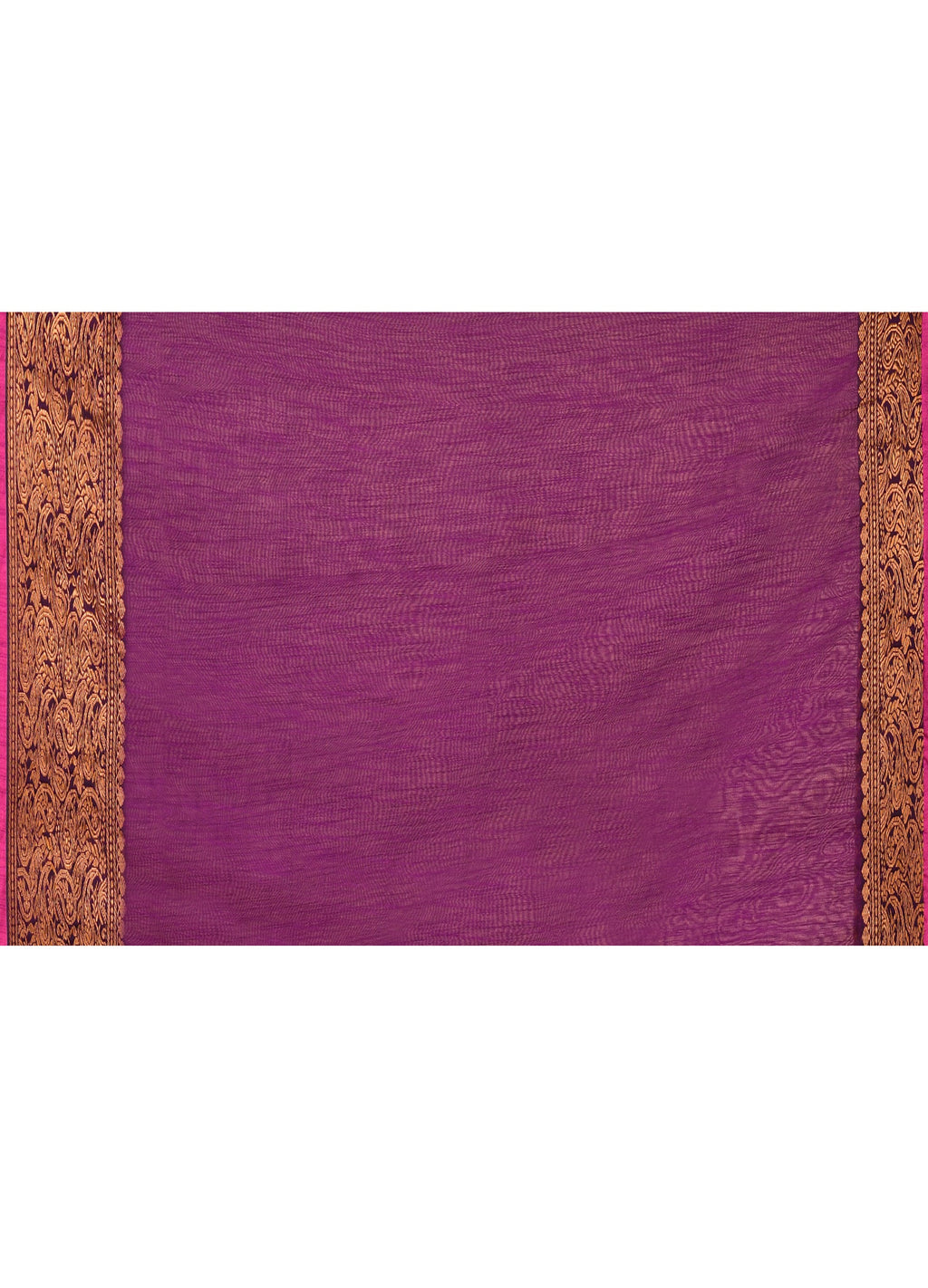 Piyari Fashion Women`s Cotton Blend Magenta Handloom Saree With Blouse - Distacart