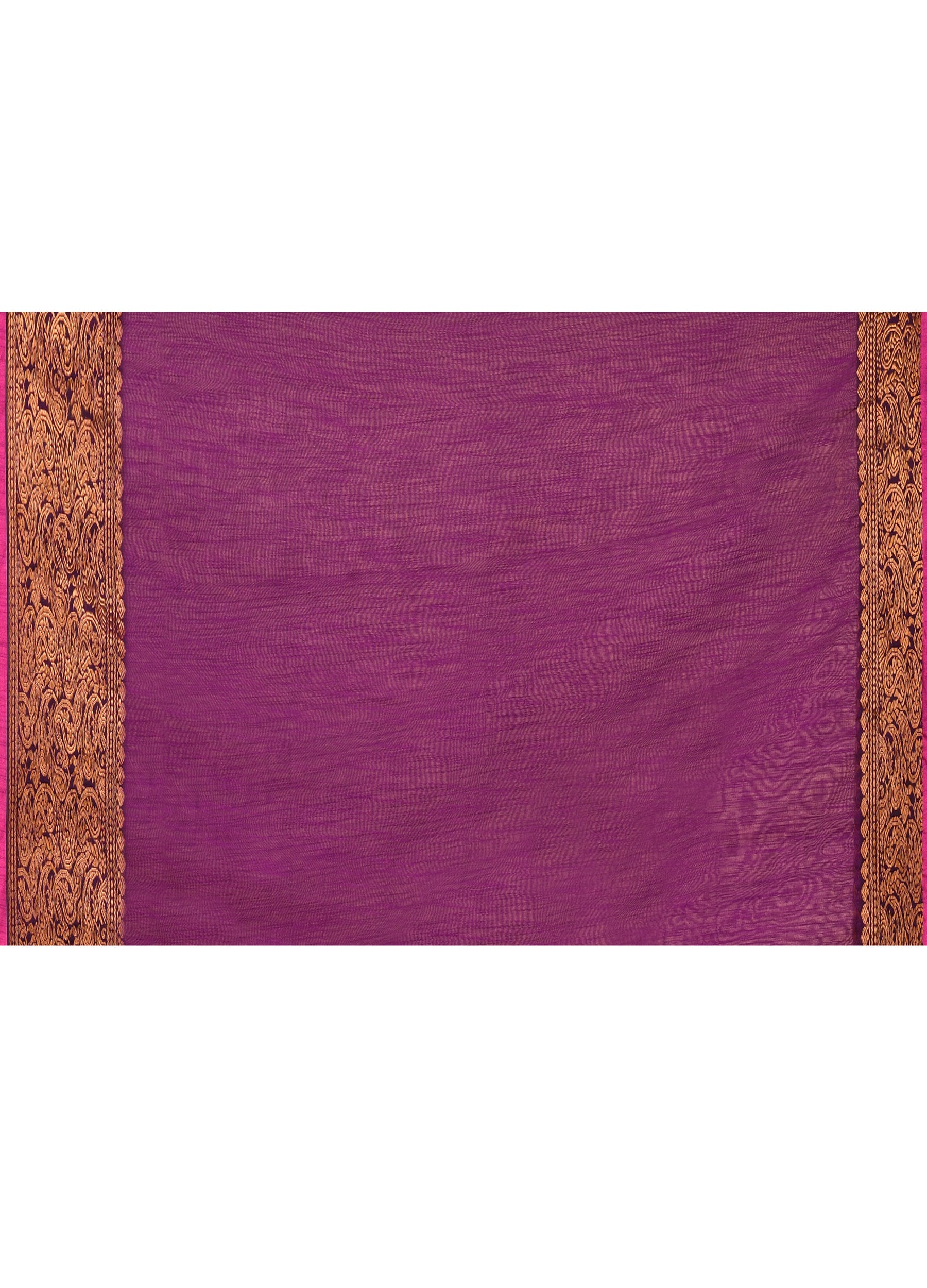Piyari Fashion Women`s Cotton Blend Magenta Handloom Saree With Blouse - Distacart