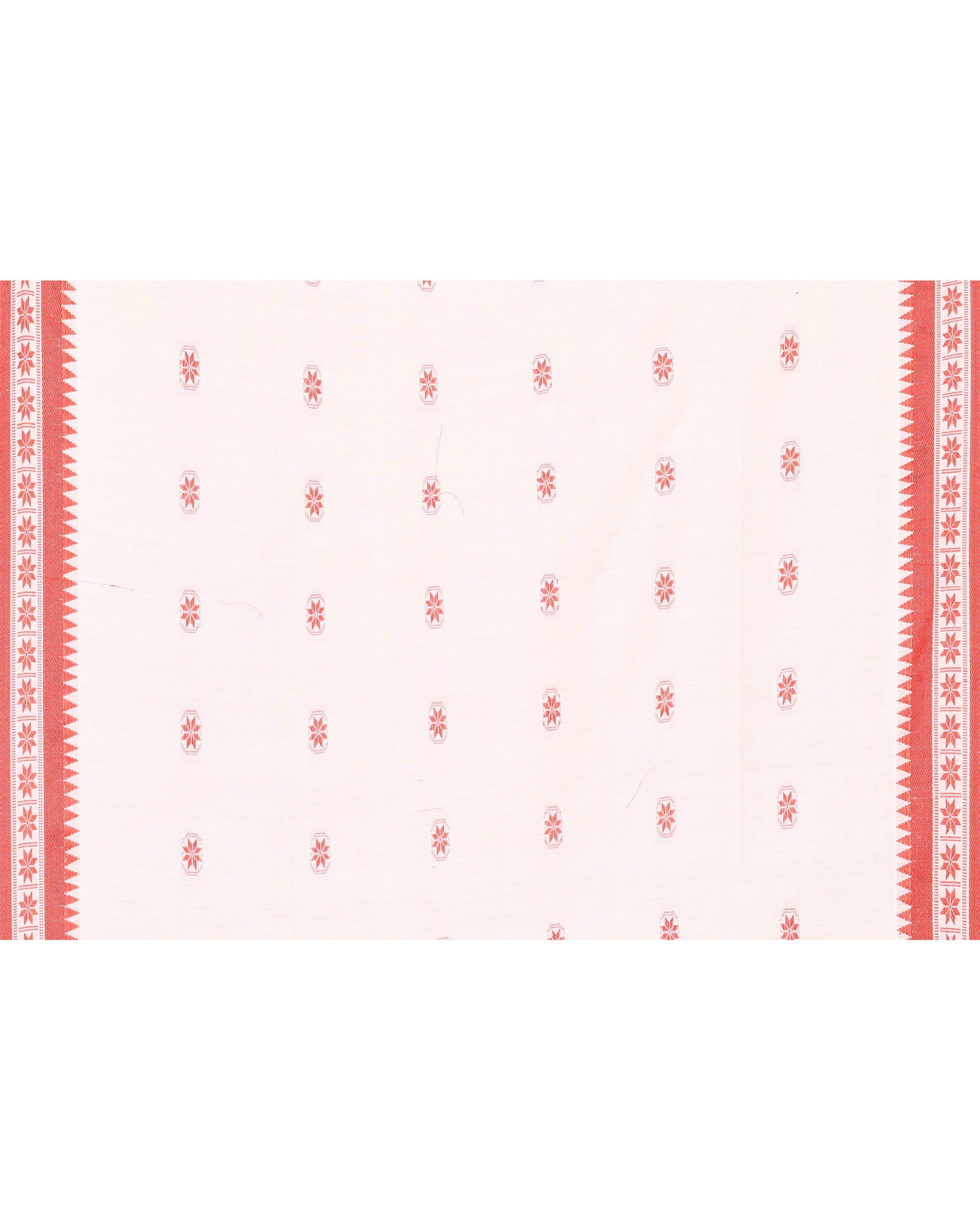 Piyari Fashion Women's White Cotton Handloom Saree - Distacart