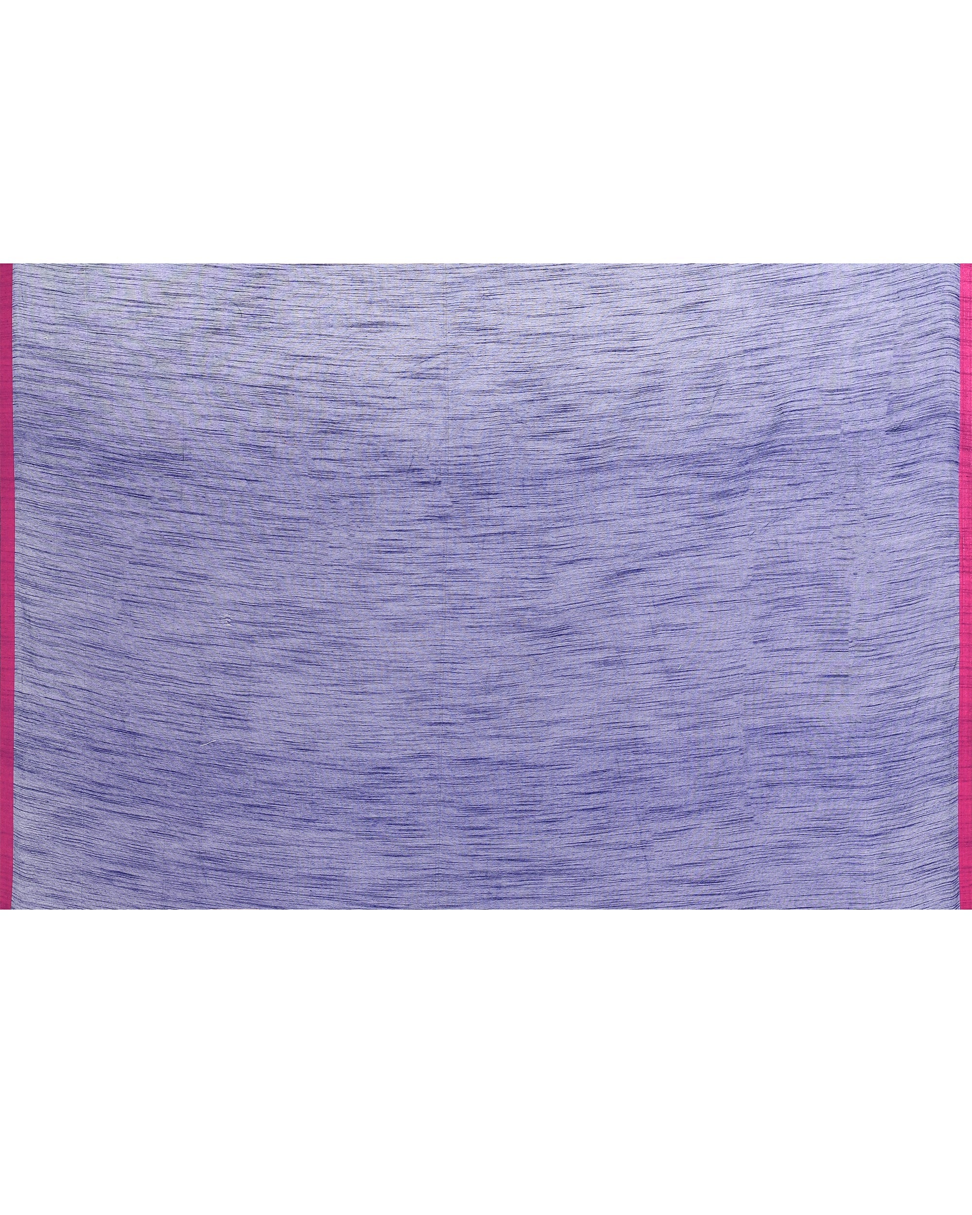 Piyari Fashion Women's Blue Embellished Cotton Blend Jamdani Saree - Distacart