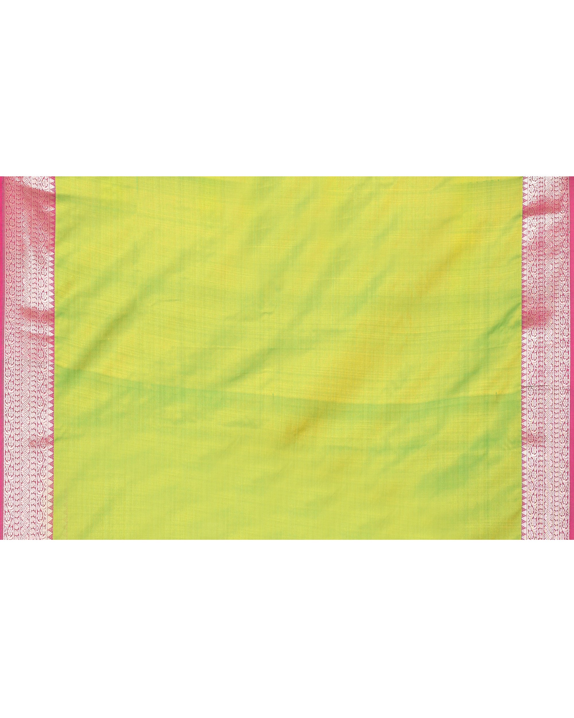 Piyari Fashion Women's Handloom Pink Orange Dual Tone Bangalore Silk Saree With Zari Border - Distacart