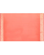 Piyari Fashion Women's Orange Organza Silk Saree With Zari Border - Distacart