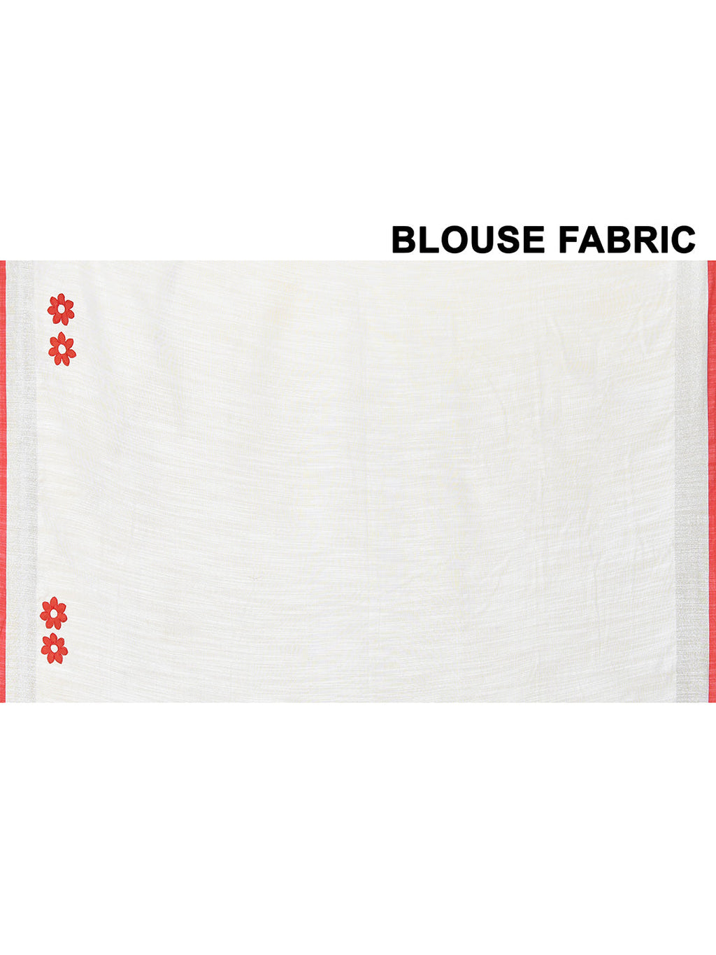 Piyari Fashion Women's White Exclusive Applique Saree With Blouse Piece - Distacart