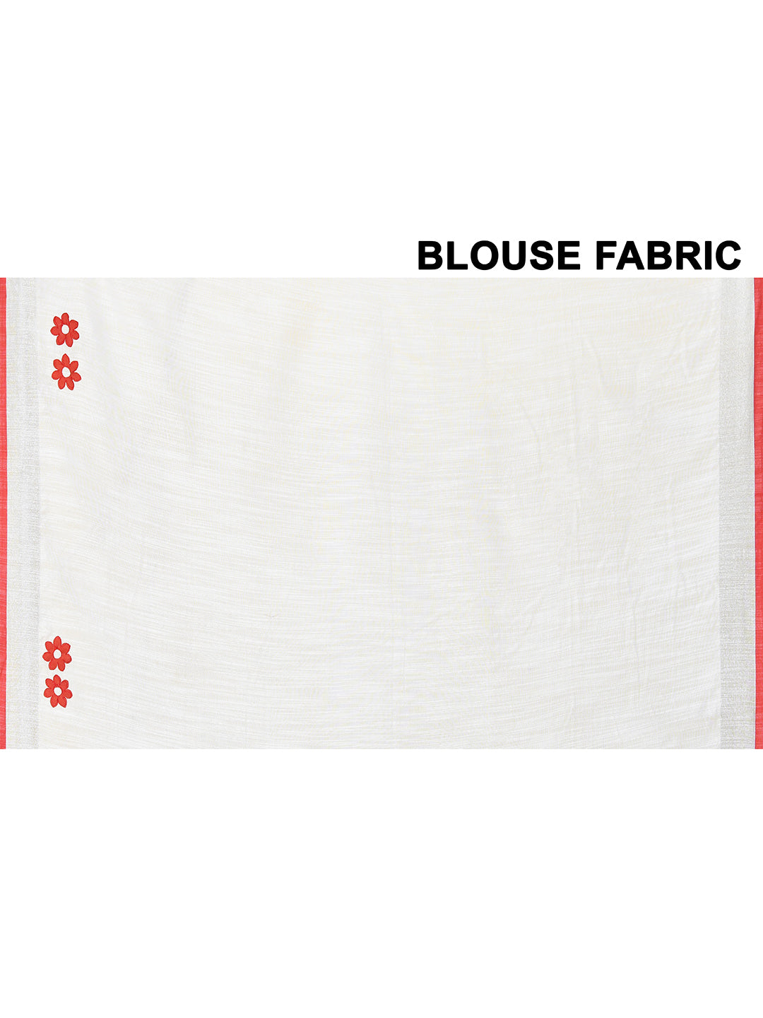 Piyari Fashion Women's White Exclusive Applique Saree With Blouse Piece - Distacart