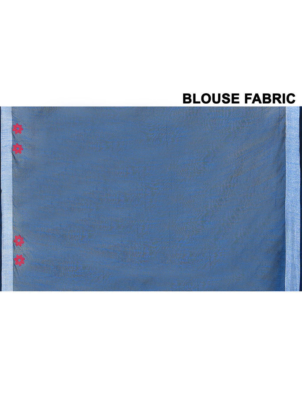 Piyari Fashion Women's Royal Blue Exclusive Applique Saree With Blouse Piece - Distacart