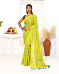 Piyari Fashion Women's Lemon Exclusive Embroidery Saree - Distacart