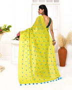 Piyari Fashion Women's Lemon Exclusive Embroidery Saree - Distacart