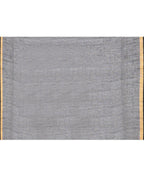 Piyari Fashion Women's Black Blue Cotton Handloom Jamdani Saree With Blouse - Distacart