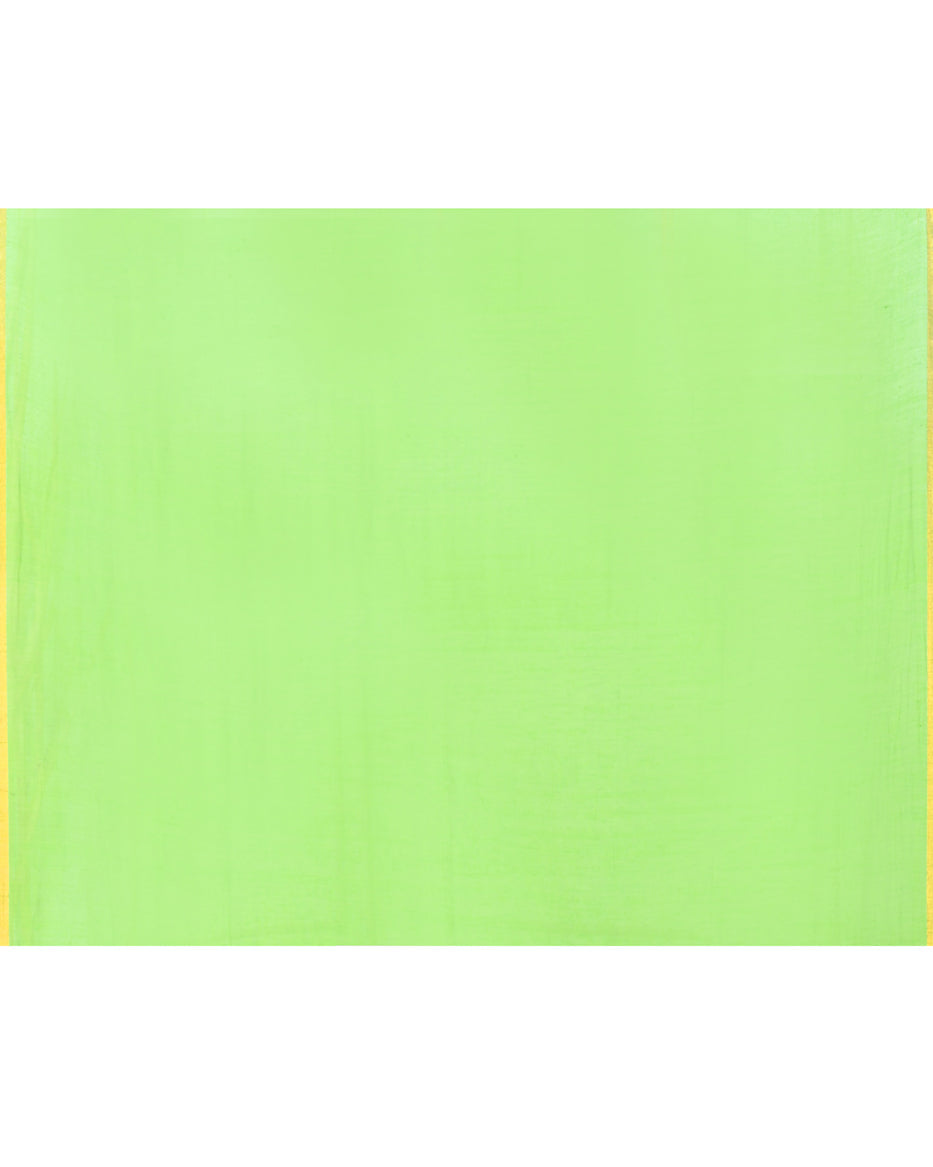Piyari Fashion Women's Green Cotton Handloom Jamdani Saree With Blouse - Distacart